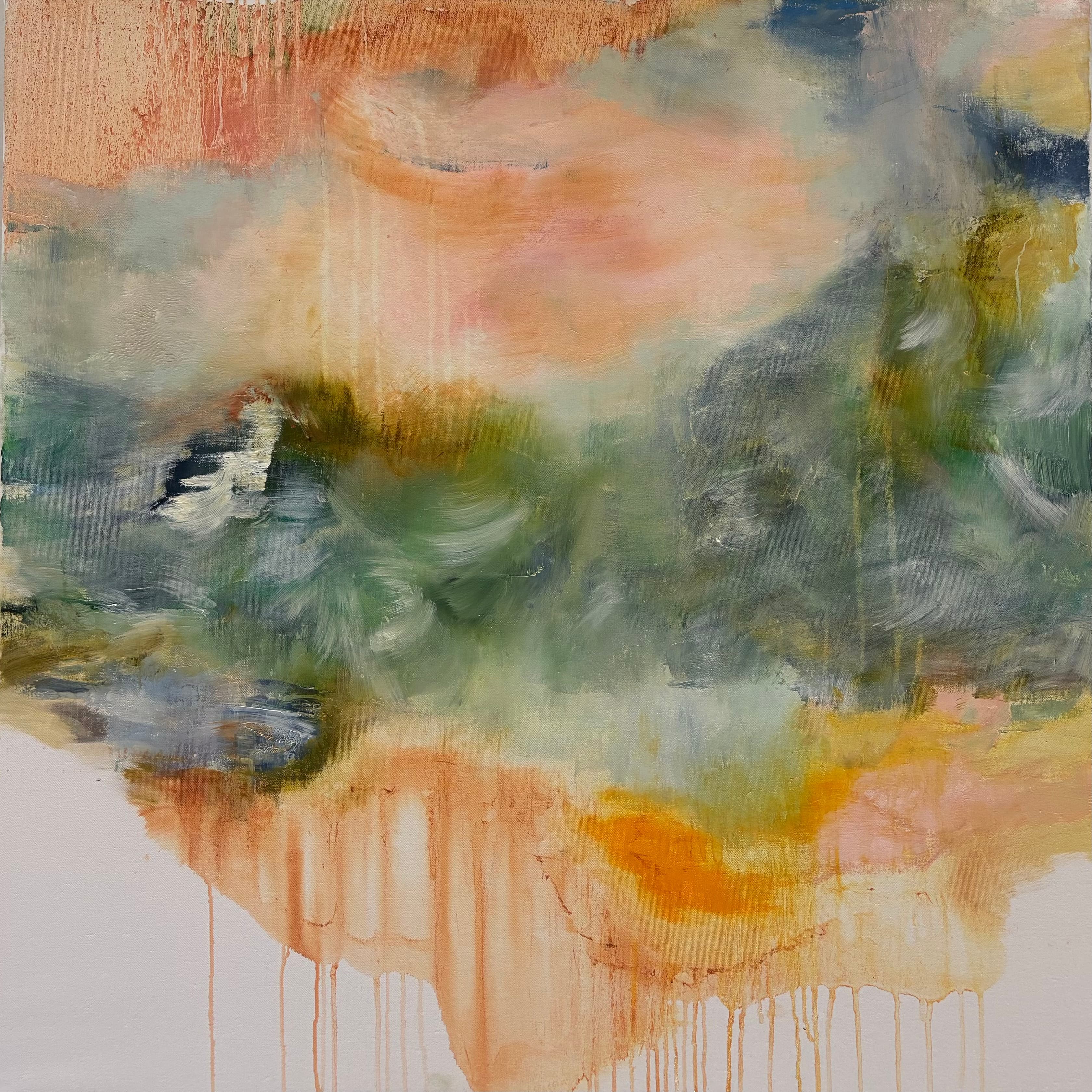 An island veiled in the rain